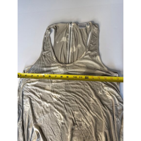 Blue Caribbean Beachwear Tie-Dye Sleeveless V-Neck Flowing Tunic Dress With Back - Picture 8 of 8